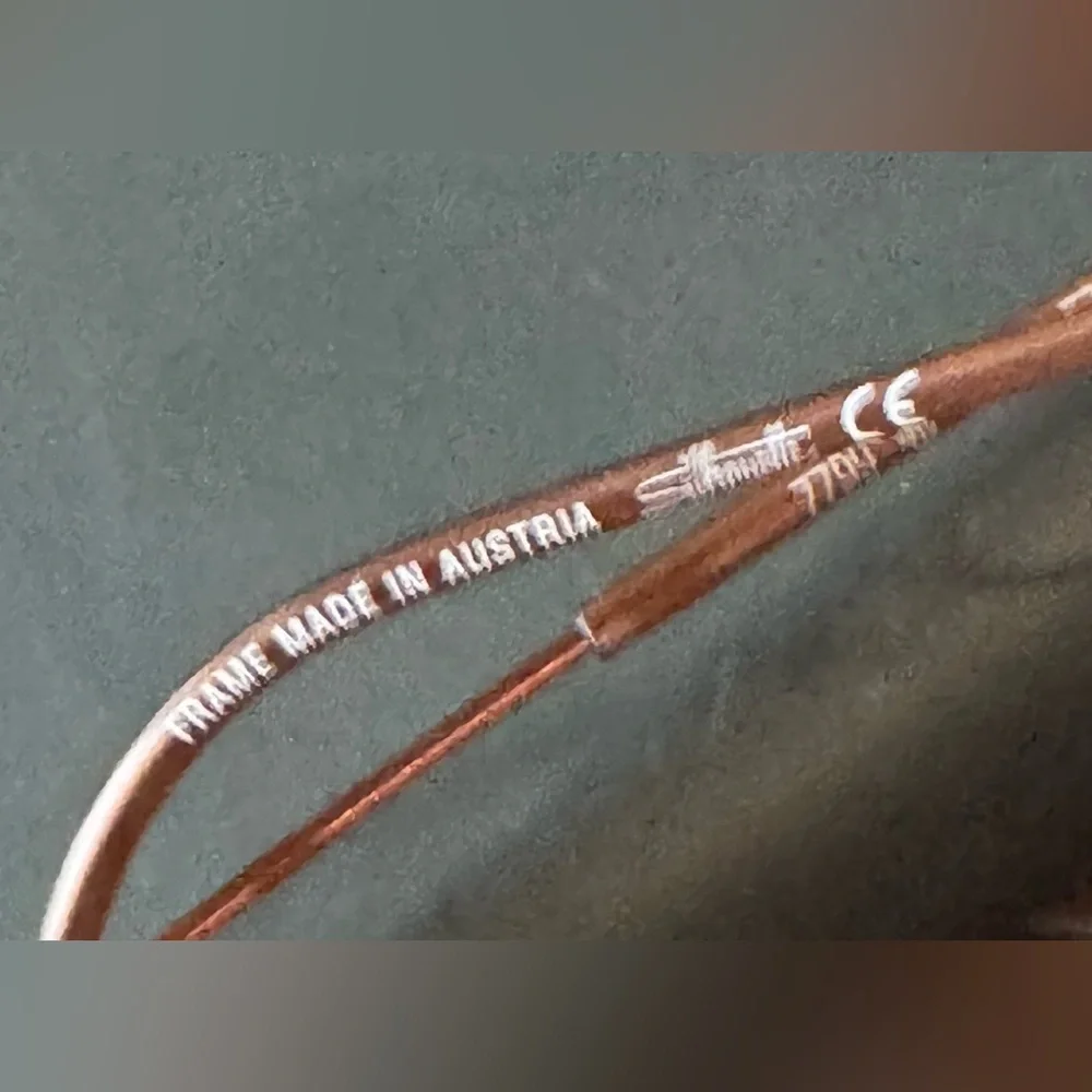 Silhouette Eyeglasses 7799‎ 40 6069 Titanium Austria Plus Case